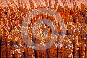 Beautiful outdoor view of Hoodoo landscape of Bryce Canyon National Park