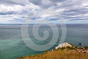 beautiful outlook over the ocean New Zealand