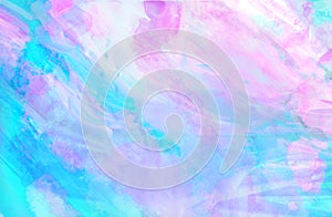 Beautiful overflowing watercolor swirls, ripples, waves, strikes and ribbons in bright and light blue, pink and purple colors.