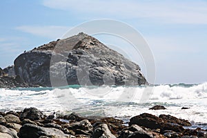 Beautiful Pacific Ocean Landscape along Highway 1 photo