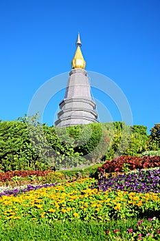 Beautiful pagoda at Doi Inthanon National park