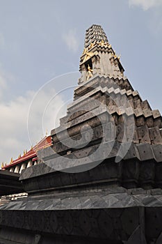 Beautiful pagoda at Wat Pho or Wat Phra Chetuphon,Bangkok ,Thai