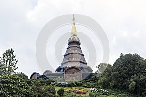 Beautiful pagonda in Doi Inthanon.