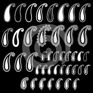 The beautiful paisley material which I can process,