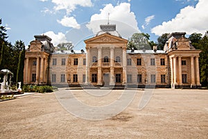 Beautiful palace in the square, Koropets, Ternopil region, Ukraine