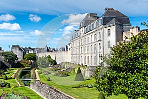 Beautiful palace in Vannes, Brittany, France