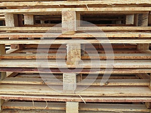 Beautiful pallet ready to store goods very durable photo