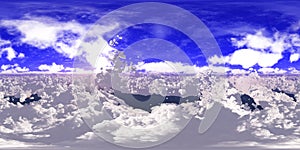 Beautiful panorama of clouds,HDRI, environment map