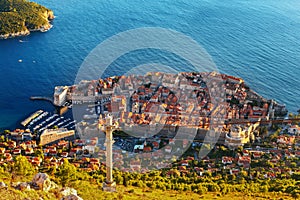 Beautiful panorama of Dubrovnik, Croatia