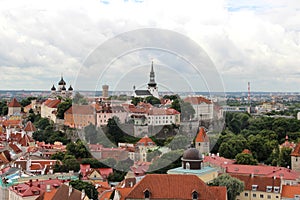 Beautiful panorama of Tallin, Estonia