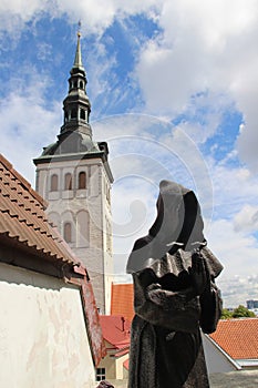 Beautiful panorama of Tallin, Estonia