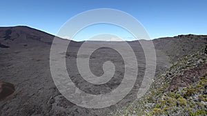 Beautiful panoramas of volcano on Reunion island.