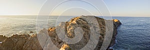 beautiful panoramic view, beach, comet point Oaxaca Mexico