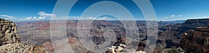 Beautiful panoramic view of the breathtaking and magnificent Grand Canyon in the United States