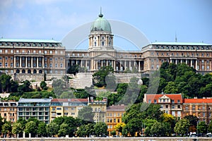 A beautiful panoramic view of Buda Castle