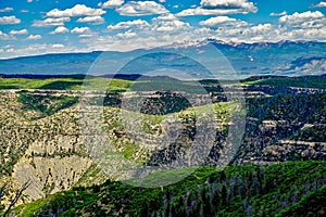 Beautiful Panoramic View of Colorado Mountains