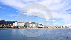 Beautiful panoramic view over Torremolinos city