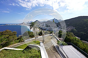 Beautiful panoramic view of Rio de Janeiro from Duque de Caxias Fort, Rio de Janeiro, Brazil photo