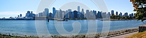 Beautiful Panoramic view: The Skyline of Vancouver / British Columbia / Canada