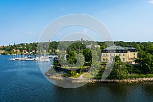 Beautiful panoramic view of Stockholm, Capital of Sweden.