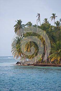 Beautiful paradise island, San Blas