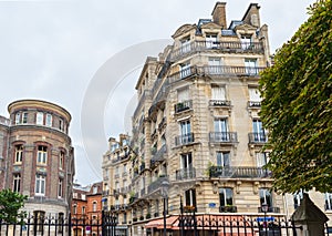 Beautiful Parisian architecture. France