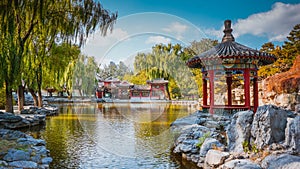 Beautiful park in Beijing. China