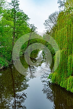 Beautiful Park in the city of Stade Germany - CITY OF STADE , GERMANY - MAY 10, 2021