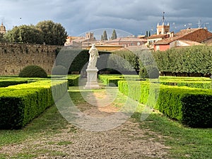 The beautiful park known as Horti Leonini. It is a public garden opened even in 1581