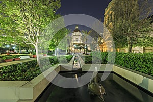 The beautiful Pasadena City Hall near Los Angeles, California