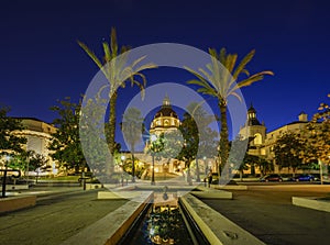 The beautiful Pasadena City Hall near Los Angeles, California