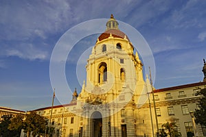 The beautiful Pasadena City Hall near Los Angeles, California