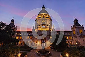 The beautiful Pasadena City Hall near Los Angeles, California photo