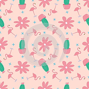 Beautiful pattern with icons and design elements