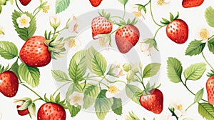 The Beautiful Pattern Of Lifelike Strawberry Renderings