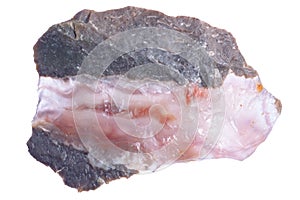 Sample of natural agate close up