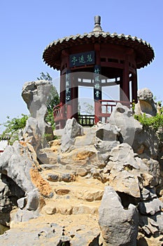 Beautiful pavilion in a park