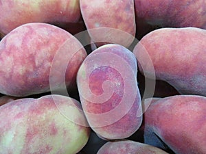 Beautiful peach fruit taste Color Odor Taste photo