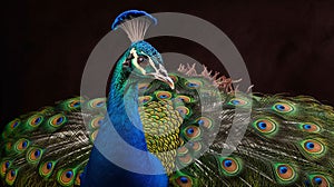 Beautiful Peacock Environmental Portraiture Contest Winner