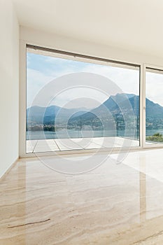 Beautiful penthouse, empty living room