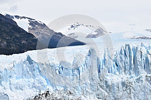 Beautiful Perito Moreno Glacier in El Calafate in Patagonia, Argentina in South America