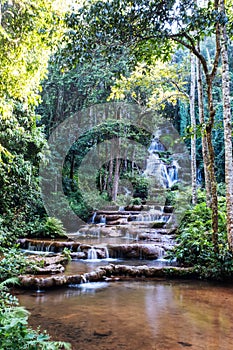 Pha Charoen waterfall in Tak province, Thailand