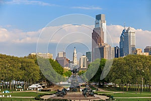 Beautiful Philadelphia skyline