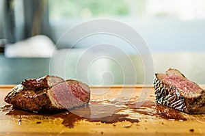 Beautiful photo of beef brisket Brisket point end