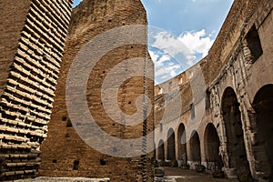 Beautiful photo of the Colosseum in Rome .