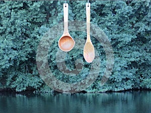 Beautiful photo of covered with wood for cooking very old photo