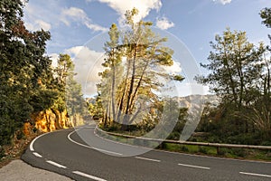 beautiful photo of road in the mountains, Mallorca, Spain