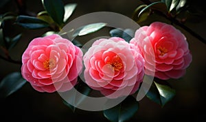 A beautiful photograph of Camellia flower