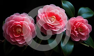 A beautiful photograph of Camellia flower