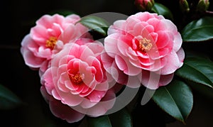 A beautiful photograph of Camellia flower